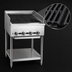 Thumbnail image #3 for Jade Supreme JB-72-F 72-Inch Floor Model Gas Radiant Charbroiler