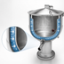 Thumbnail image #3 for Groen PT-60 60-Gallon Direct Steam Kettle with 2/3 Jacket and Pedestal Base