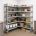 Thumbnail image #3 for Fermostock 5-Tier Corner Expansion Polymer Shelving Unit, 83