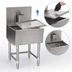Thumbnail image #3 for 30-Inch Stainless Steel Underbar Beer Drainer with Removable Insert