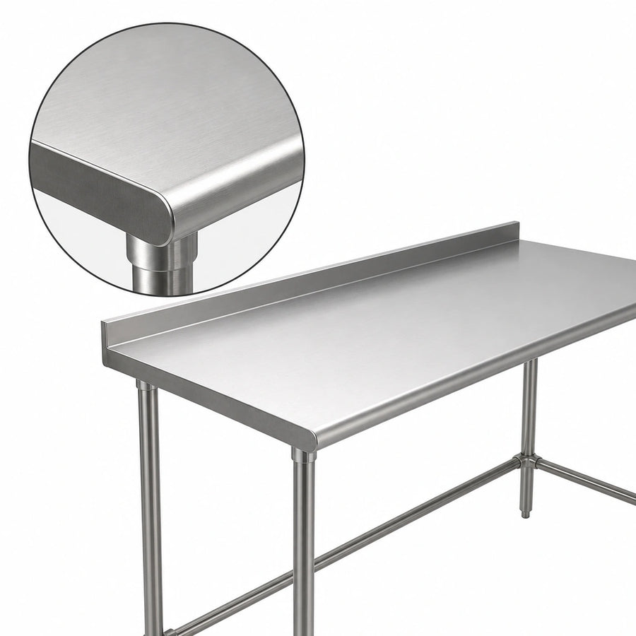 Heavy-Gauge 430 Stainless Steel Top