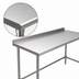 Thumbnail image #3 for BlendPort Budget Series 48 x 24-Inch Stainless Steel Work Table with Rear Upturn and Tubular Base