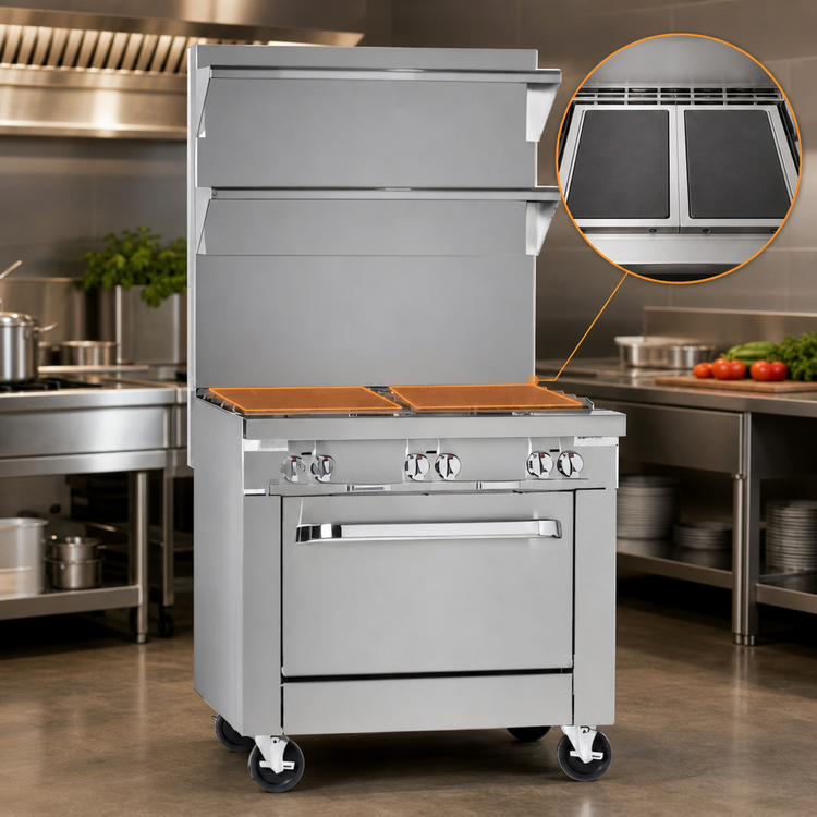 Product image #3 for Southbend Platinum 24-Inch Heavy Duty Electric Hotplate Range with Cabinet Base
