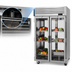Thumbnail image #3 for Turbo Air PRO Series Pass-Thru Two-Section Reach-In Refrigerator, 53.87 Cu. Ft., Top-Mount, Glass/Solid Doors