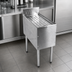 Thumbnail image #3 for CHOICE 48-Inch Freestanding Underbar Drainboard, 24-Inch Deep, Stainless Steel