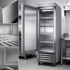 Thumbnail image #4 for Summit Commercial SCFF237LH 23 Cu. Ft. Single-Section Reach-In All-Freezer, Left-Hinged Solid Door, Stainless Steel
