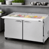 Thumbnail image #3 for Turbo Air PRO Series 60-Inch Two-Section Mega-Top Sandwich/Salad Prep Table Work Station with Flat Clear Lid
