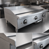 Thumbnail image #3 for Comstock-Castle 24-Inch Countertop Electric Griddle with 1-Inch Chrome-Coated Griddle Plate