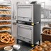 Thumbnail image #4 for Peerless Two-Deck Gas Countertop Bake Oven for Pretzels and Bagels