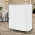 Thumbnail image #3 for Metro Queen Mary/Banquet Cart Cover, 36 x 24 x 54 Inch, White, Uncoated Knitted Polyester
