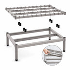 Thumbnail image #3 for Metro Super Erecta 2430DRK4 Dunnage Shelf, 30"W x 24"D, Removable Wire Deck, 1,600 lb Capacity