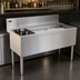 Thumbnail image #3 for Advance Tabco Prestige Supreme 48-Inch Stainless Steel Bar Ice Bin with Left Bottle Storage Rack, No Cold Plate