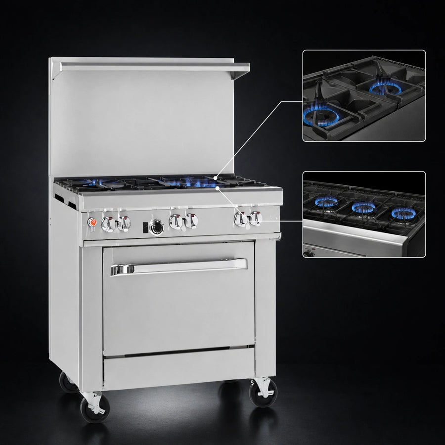 Five-Burner Open Top