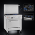 Thumbnail image #3 for Ultimate 36-Inch Commercial Gas Range with 5 Open Burners and Convection Oven