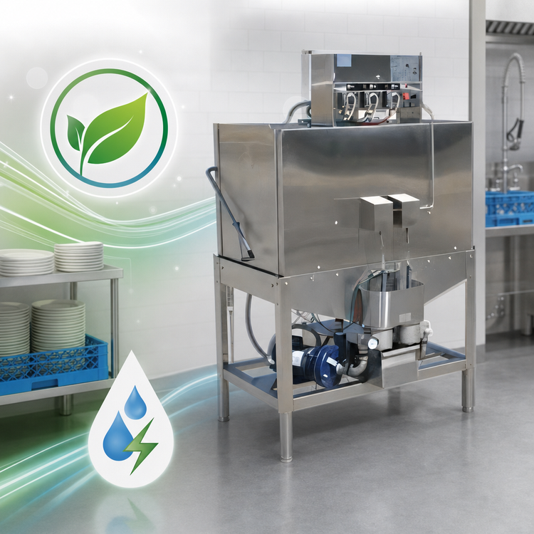 Product image #3 for American Dish Service 5AG-ES Double Rack Low-Temp Chemical Sanitizing Door-Type Dishmachine