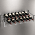 Thumbnail image #3 for Eagle Group Cradle Wire Wine Shelf, 48W x 14D, Chrome-Plated, Holds 12 Bottles