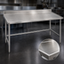 Thumbnail image #3 for Eagle Group Spec-Master Marine Series Stainless Steel Work Table with 4-1/2-Inch Backsplash, 120 x 24 Inches