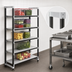Thumbnail image #3 for Cambro Camshelving Elements XTRA 5-Tier High Density Top Rail Stationary Starter Shelving Unit, 24 x 36 x 81 Inches