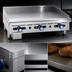 Thumbnail image #3 for Imperial IMGA-3628-1 36-Inch Countertop Gas Griddle with 1-Inch Smooth Polished Steel Plate