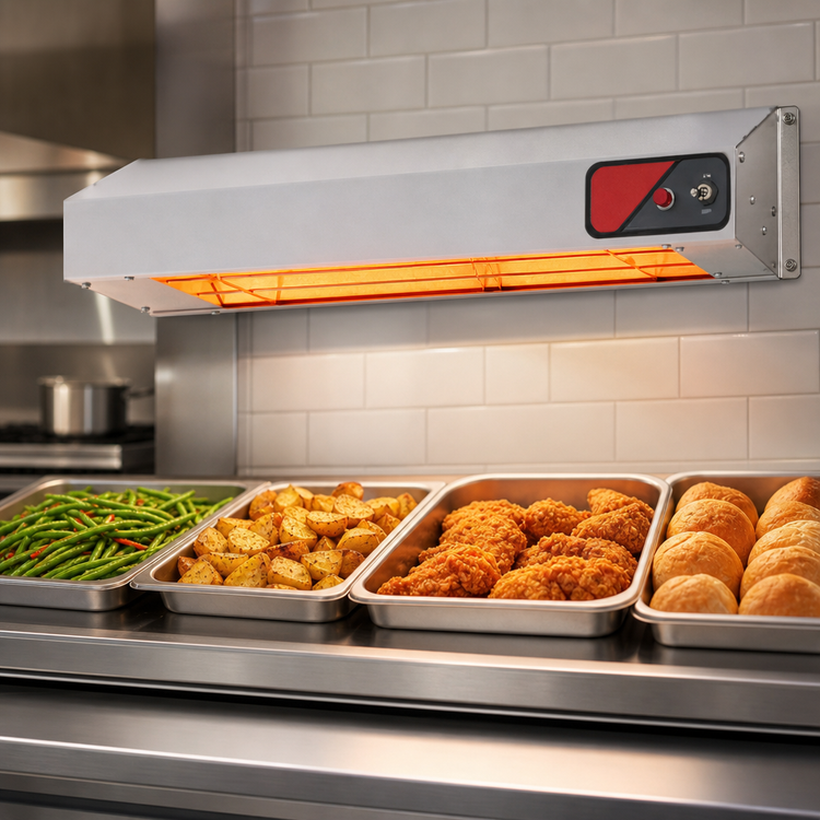 Product image #3 for Nemco 36-Inch Single Infrared Strip Heater / Heat Lamp with Toggle Switch, 208V