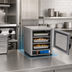 Thumbnail image #3 for Panco Half-Size Narrow Heated Holding Cabinet, Non-Insulated, Polycarbonate Window Door