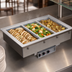 Thumbnail image #3 for Vollrath 4-Pan Short-Sided Drop-In Hot Well with Thermostatic Controls, Autofill, and Manifold Drain