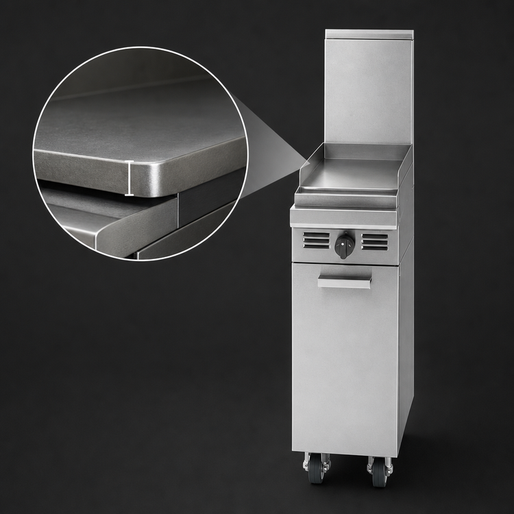 Product image #3 for Garland Master Series 12-Inch Gas Griddle Add-A-Unit Range Attachment with Storage Base