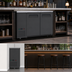 Thumbnail image #3 for 48-Inch Shallow Depth Two-Section Back Bar Cooler with Locking Solid Doors