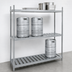 Thumbnail image #3 for Advance Tabco Special Value Series Aluminum Keg Rack, 72 x 20 x 76 Inches, 8-Keg Capacity