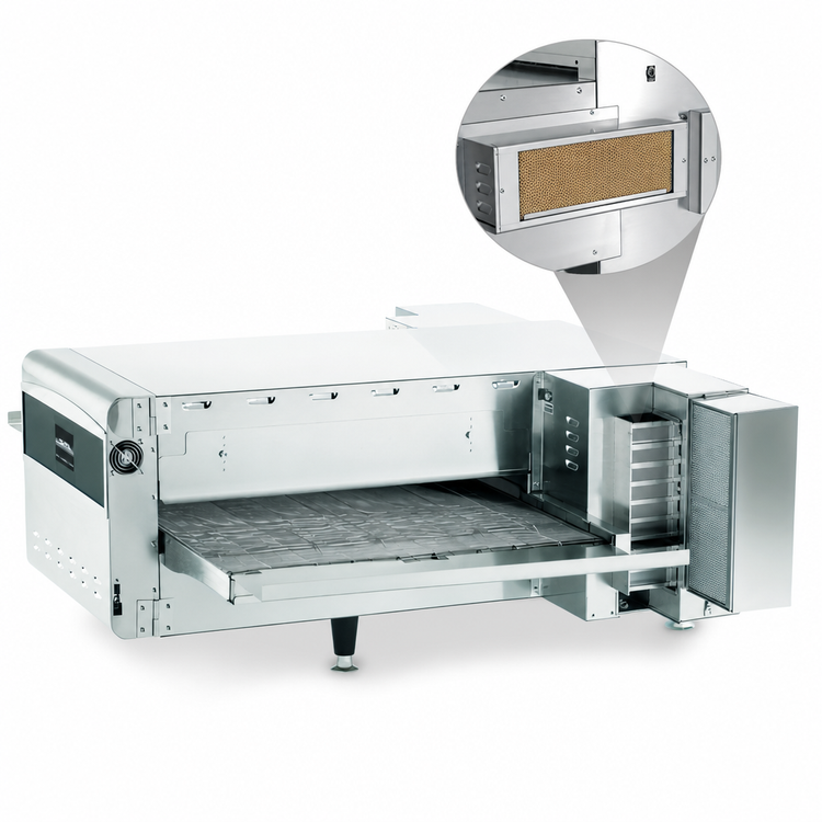 Product image #4 for Ovention Conveyor C2600 Ventless Precision Impingement Countertop Conveyor Pizza Oven with 26.5-Inch Belt