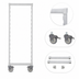Thumbnail image #4 for Camshelving Premium Series Mobile Shelving Post Kit, 24-Inch Wide x 67-1/4-Inch High, Speckled Gray
