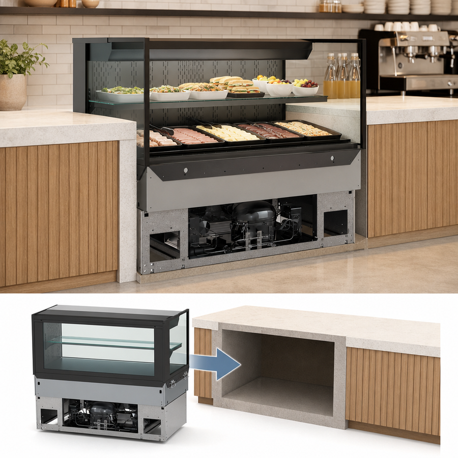 Slide-In Counter Design