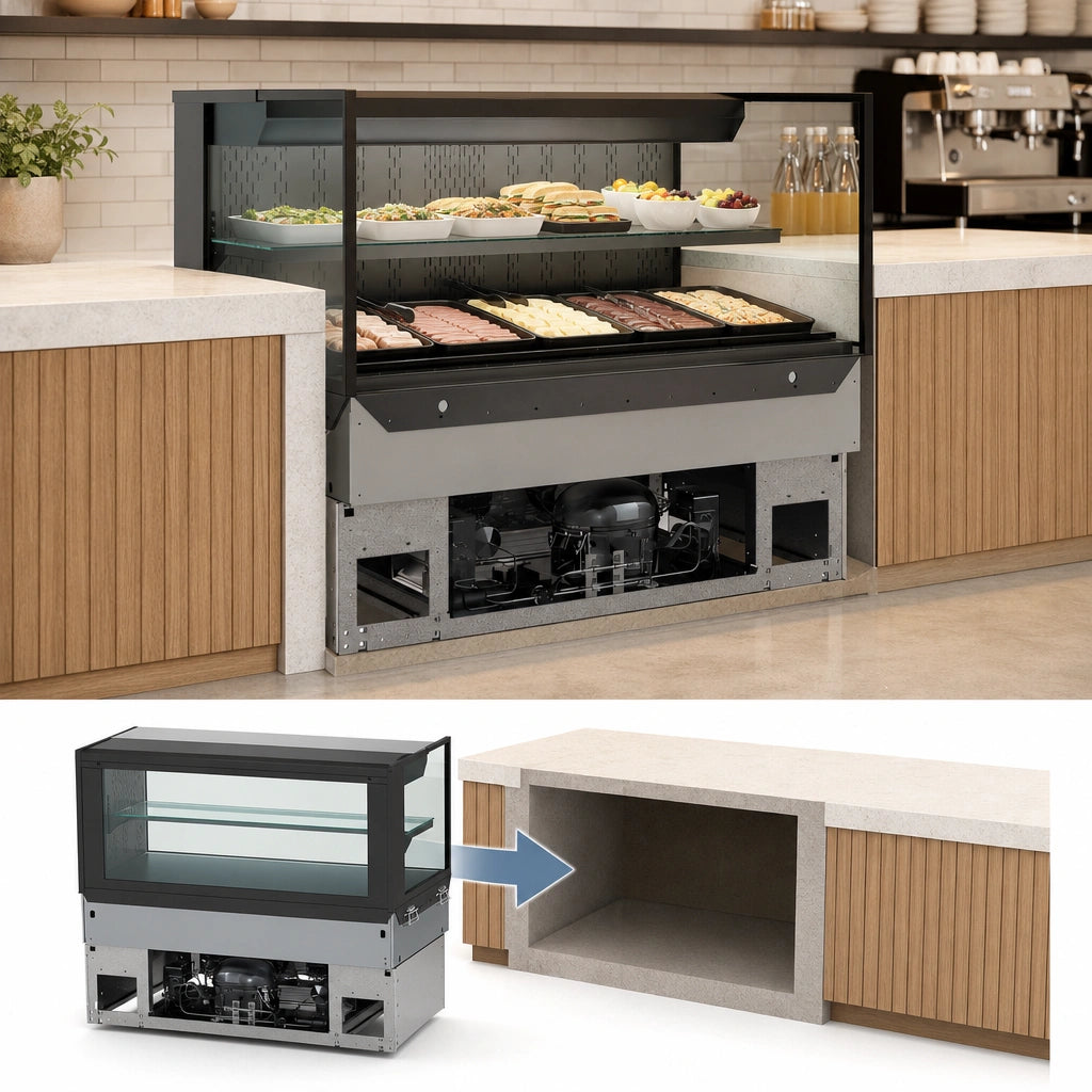 Slide-In Counter Design