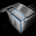 Thumbnail image #3 for Insulated Stainless Steel Drop-In Ice Bin with Sliding Cover, 36 x 18 x 12 Inches, 115 lb Capacity