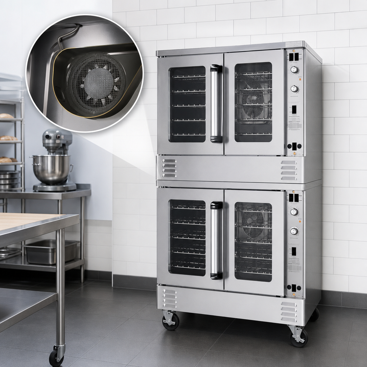 Product image #3 for Southbend Platinum Double Deck Bakery Depth Electric Convection Oven