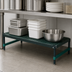 Thumbnail image #3 for QuadPlus Stationary Dunnage Rack with 3-Sided Frame and Louvered Polypropylene Mat, 60 x 21 x 14 in., 1,000 lb. Capacity