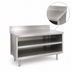 Thumbnail image #3 for La Rosa Refrigeration Open Cabinet Base Utility Stand, 96 Inches x 32 Inches, 304 Stainless Steel