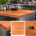 Thumbnail image #3 for John Boos Boos Block 36 x 36 x 3-Inch Edge Grain American Cherry Kitchen Countertop with Varnique Finish