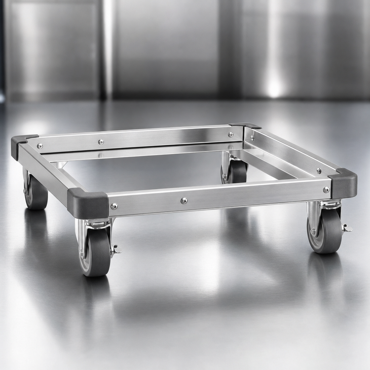 Product image #3 for Metro Stainless Steel Truck Dolly Frame with Corner Bumpers, 30 in. W x 24 in. D