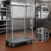 Thumbnail image #3 for Eagle QuadTruss Stainless Steel Security Cage with Dolly Truck, 52-7/8 W x 29-3/4 D x 69 H