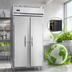 Thumbnail image #3 for Continental Refrigerator Designer Slim Line D2FSEN 2-Section Full-Height Reach-In Freezer