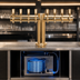 Thumbnail image #3 for Metropolis T 8-Faucet Countertop Glycol-Cooled Draft Beer Tower, PVD Brass Finish