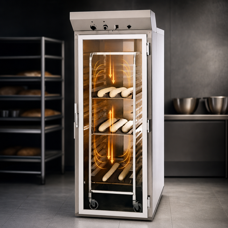 Product image #3 for Roll-In One-Section Proofer Cabinet with Full View Glass Door, 1 TLO Double Rack Capacity