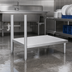 Thumbnail image #3 for Eagle Group 24-Inch 18-Gauge 300 Series Stainless Steel Dishtable Undershelf