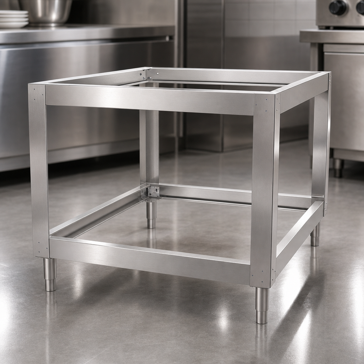 Product image #3 for Omcan Stainless Steel Pizza Oven Equipment Stand for Model 40636