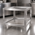 Thumbnail image #3 for Omcan Stainless Steel Pizza Oven Equipment Stand for Model 40636