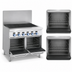 Thumbnail image #3 for Imperial Pro Series 48-Inch Gas Charbroiler Range Match with (2) Space Saver Ovens