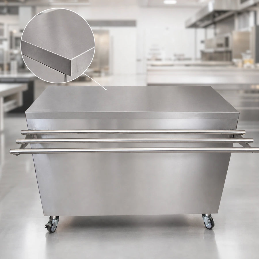 14-Gauge Stainless Steel Top