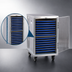 Thumbnail image #3 for New Age Half-Height Mobile Enclosed Aluminum Pan Rack for 20 Full-Size 18 x 26 Inch Pans