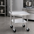 Thumbnail image #3 for Duke Manufacturing 493A-3030 30 x 30 x 29-Inch Stainless Steel Top Mixer Stand with Adjustable Undershelf and Galvanized Base